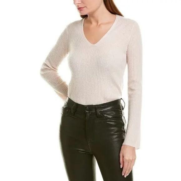 VINCE Ribbed Wool And Cashmere-Blend Sweater - Picture 4 of 13